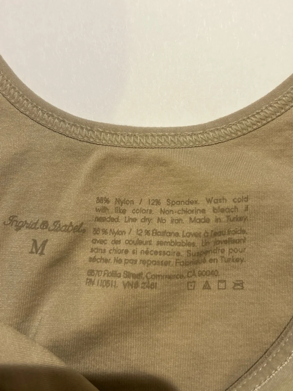 Ingrid & Isabel maternity nursing bra nude size medium